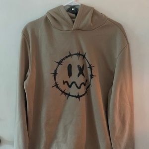 Cute hoodie with smiley face